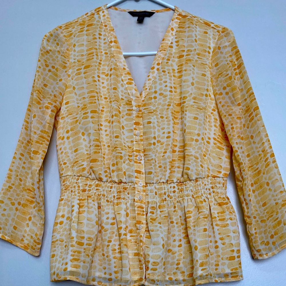Yellow blouse